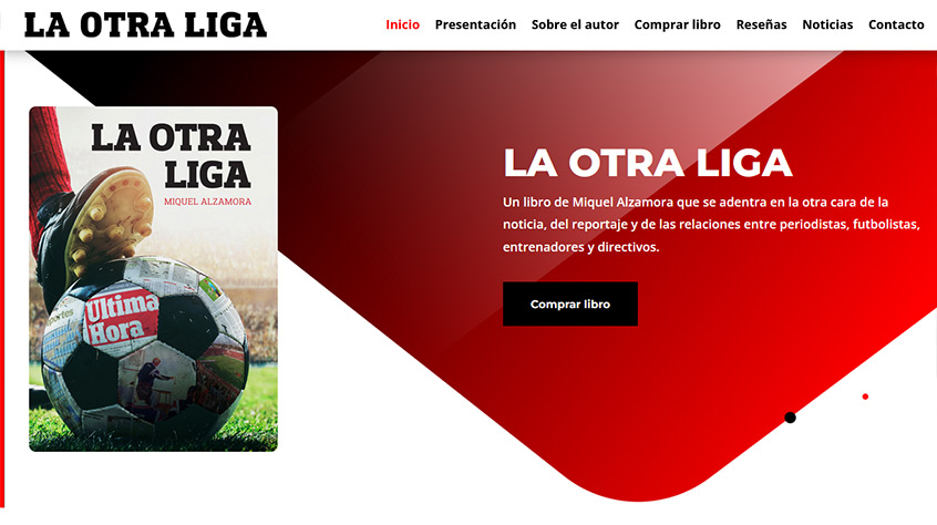 El libro «La Otra Liga» de Miguel Alzamora ya tiene página web oficial